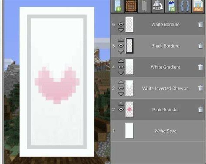How to make a minecraft heart