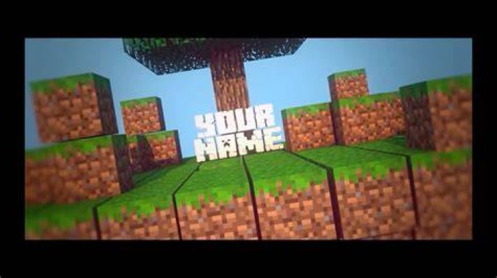 How to make a minecraft intro