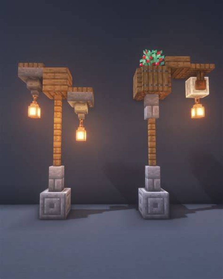 How to make a minecraft lamp