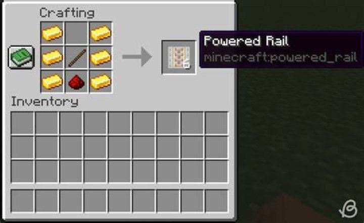 How to make a minecraft rail