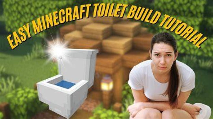 How to make a minecraft toilet