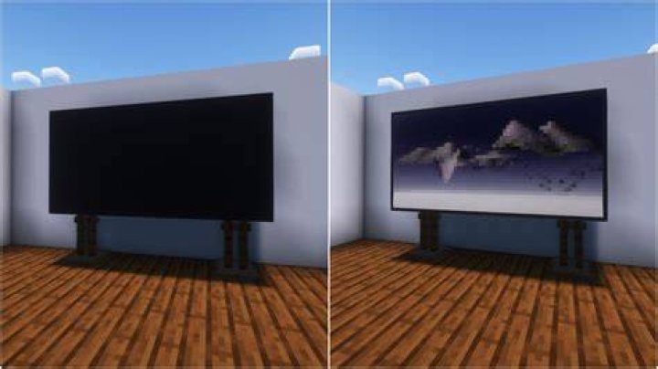 How to make a minecraft tv