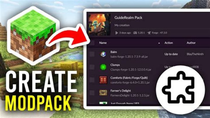 How to make a modpack in minecraft