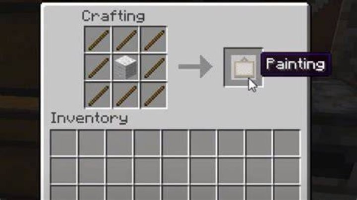 How to make a painting in minecraft