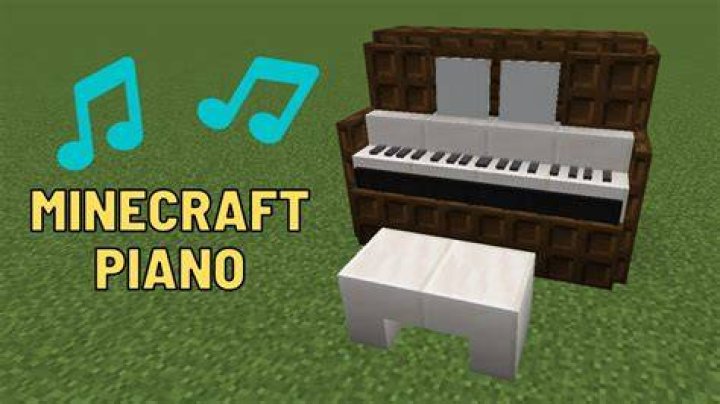 How to make a piano in minecraft
