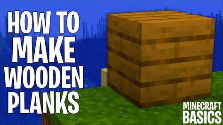 How to make a plank in minecraft