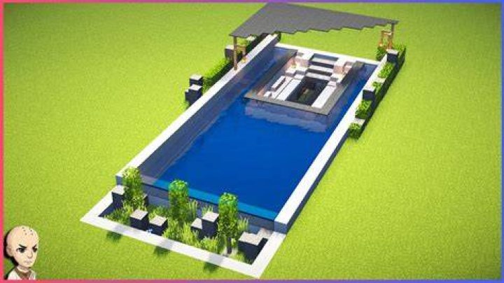 How to make a pool in minecraft