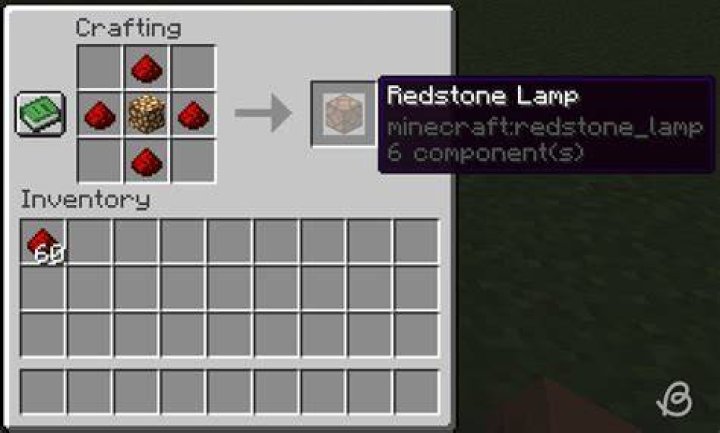 How to make a redstone lamp minecraft