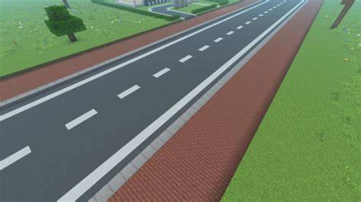 How to make a road in minecraft