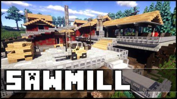 How to make a sawmill in minecraft