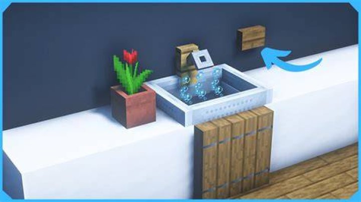How to make a sink in minecraft
