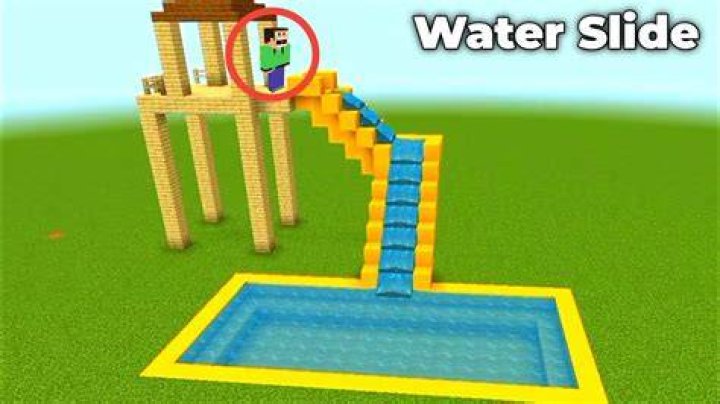 How to make a slide in minecraft