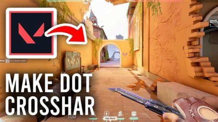 How to make a small crosshair in valorant
