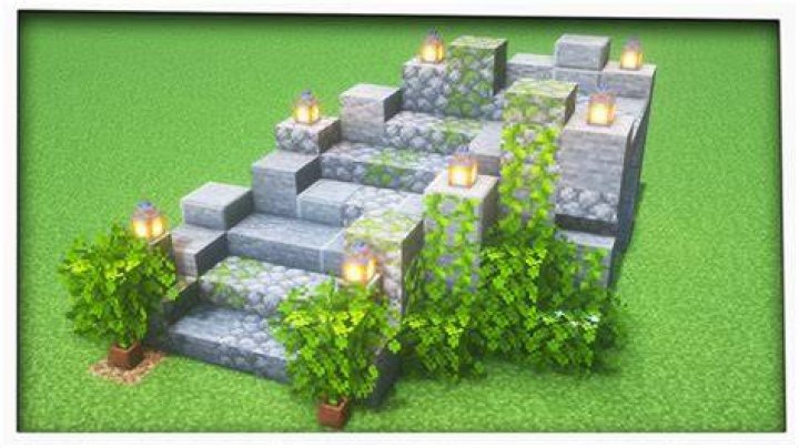 How to make a stair in minecraft