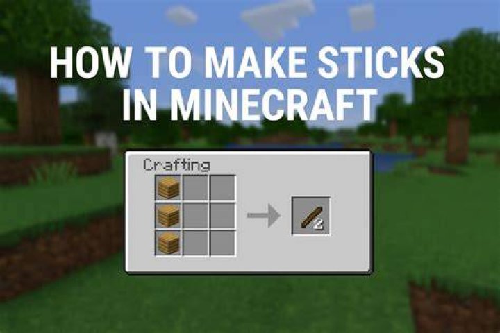 How to make a stick minecraft
