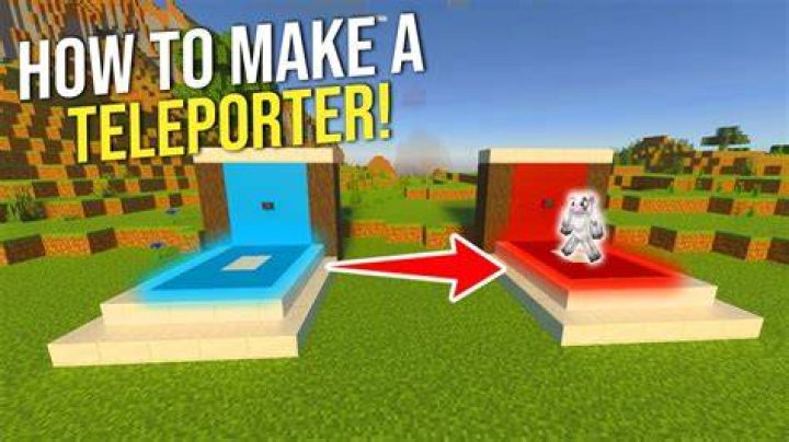 How to make a teleporter in minecraft