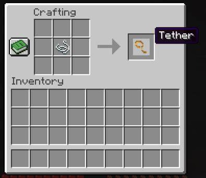 How to make a tether in minecraft