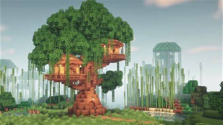 How to make a tree house minecraft