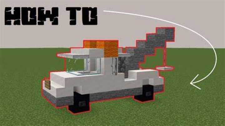 How to make a truck in minecraft