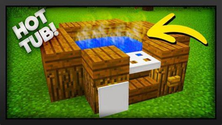 How to make a tub in minecraft