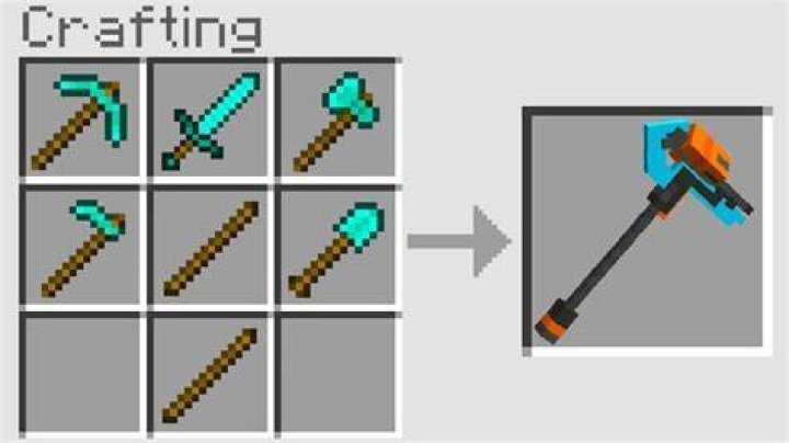 How to make a weapon in minecraft