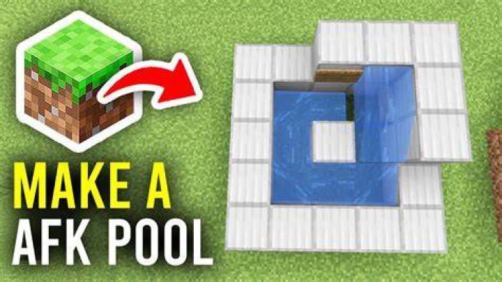 How to make afk pool minecraft