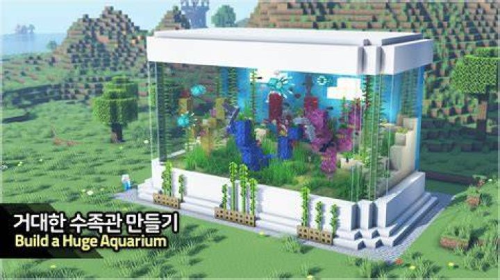 How to make an aquarium in minecraft