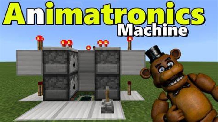 How to make animatronics in minecraft