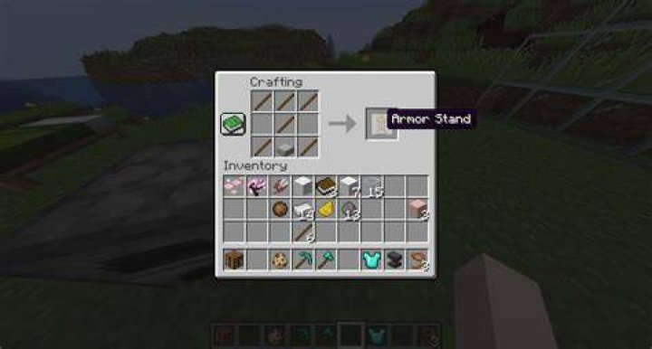 How to make armor stand in minecraft