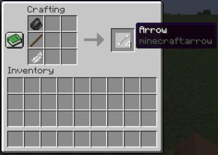 How to make arows in minecraft