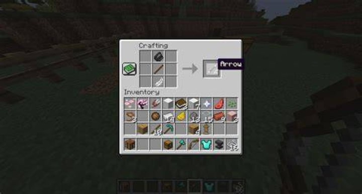 How to make arrows on minecraft
