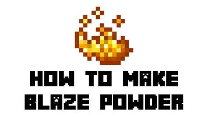 How to make blaze powder in minecraft