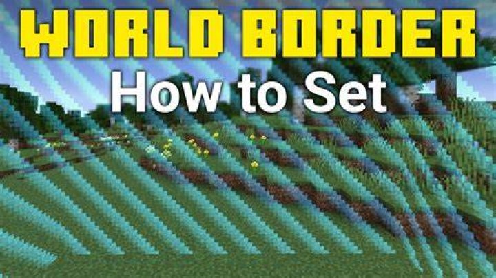 How to make borders in minecraft