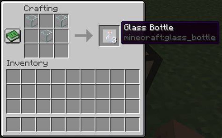 How to make bottle in minecraft