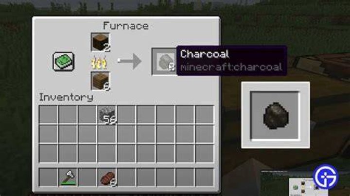 How to make charcol in minecraft