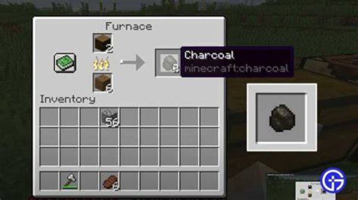 How to make charcole in minecraft