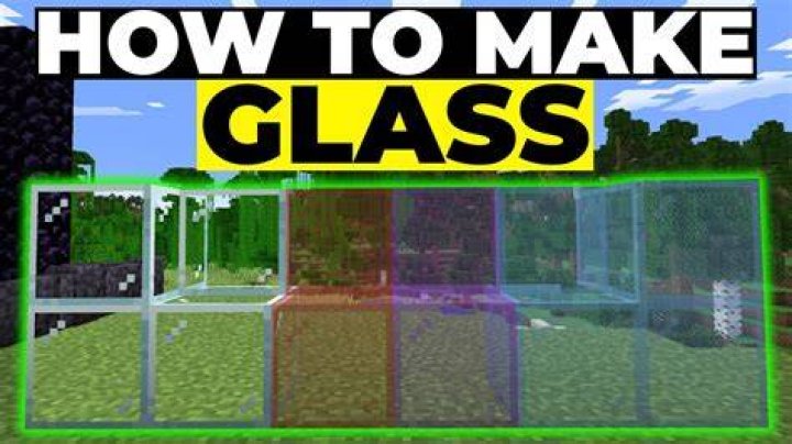 How to make colored glass in minecraft