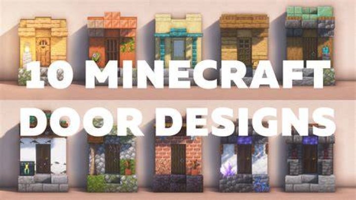 How to make cool doors in minecraft
