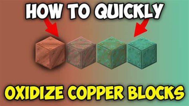 How to make copper oxidize fast minecraft