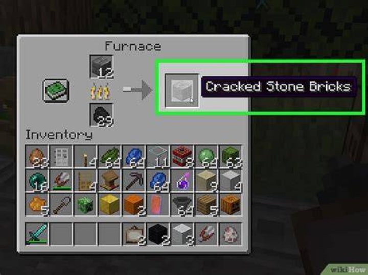 How to make cracked stone bricks minecraft