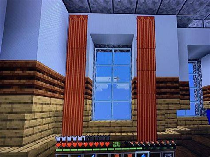 How to make curtains in minecraft pe