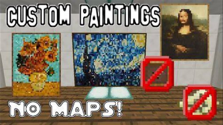 How to make custom paintings in minecraft