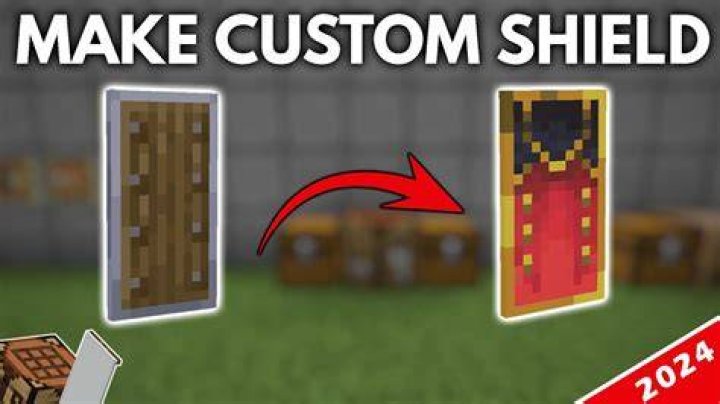 How to make custom shields in minecraft