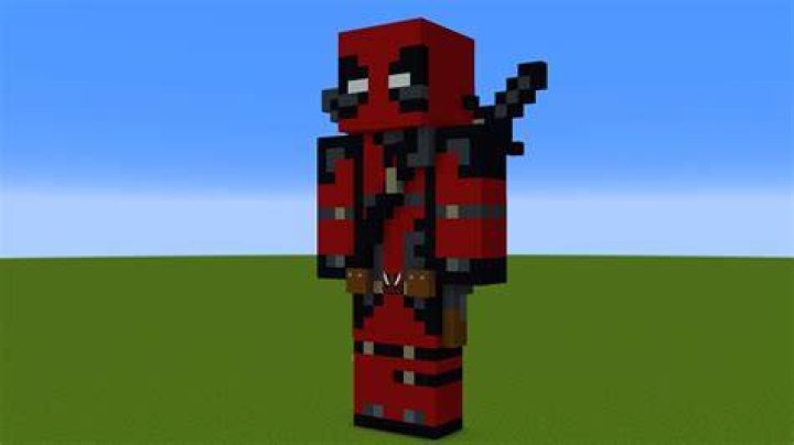 How to make deadpool in minecraft