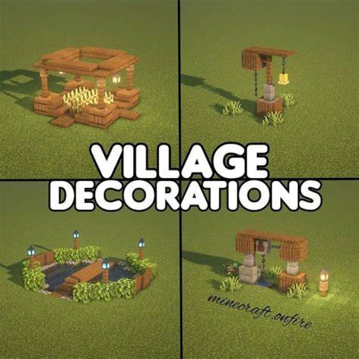 How to make decorations in minecraft