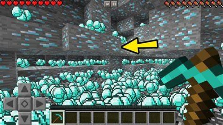 How to make diamonds in minecraft pe