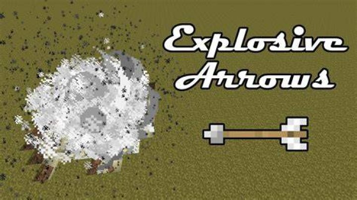 How to make explosive arrows in minecraft