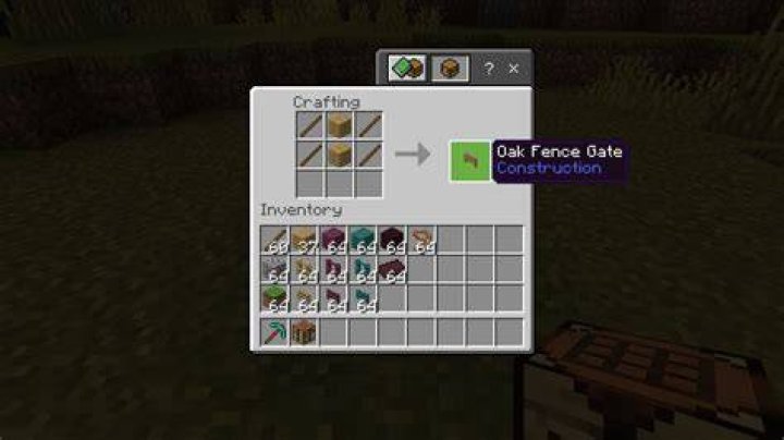 How to make fence door minecraft