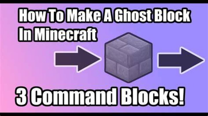 How to make ghost blocks in minecraft