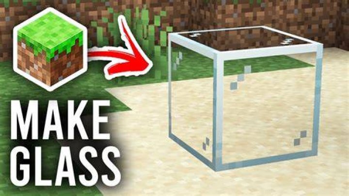 How to make glass block in minecraft
